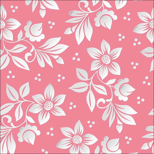 Light Pink Floral Wallpaper